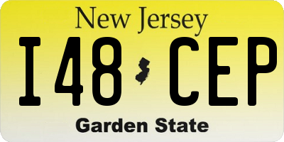 NJ license plate I48CEP