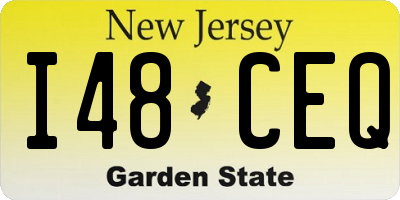 NJ license plate I48CEQ