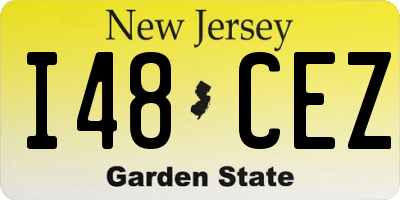 NJ license plate I48CEZ