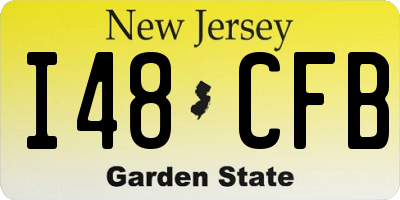 NJ license plate I48CFB