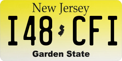 NJ license plate I48CFI