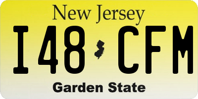 NJ license plate I48CFM