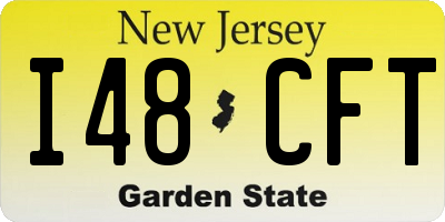 NJ license plate I48CFT