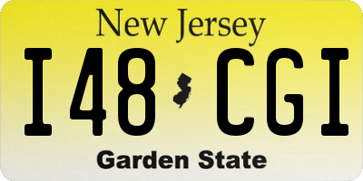 NJ license plate I48CGI