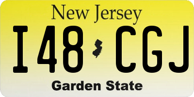 NJ license plate I48CGJ