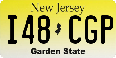 NJ license plate I48CGP