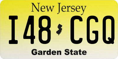 NJ license plate I48CGQ