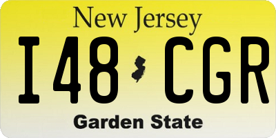 NJ license plate I48CGR