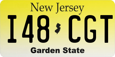NJ license plate I48CGT