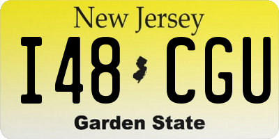 NJ license plate I48CGU