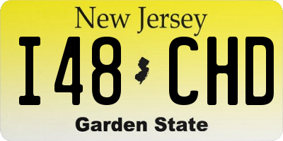 NJ license plate I48CHD