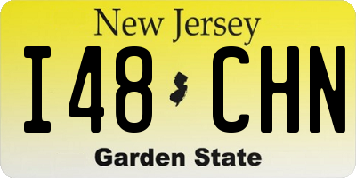 NJ license plate I48CHN