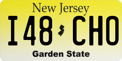 NJ license plate I48CHO