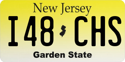 NJ license plate I48CHS