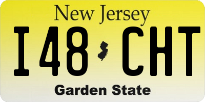 NJ license plate I48CHT