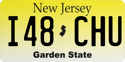NJ license plate I48CHU