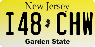 NJ license plate I48CHW