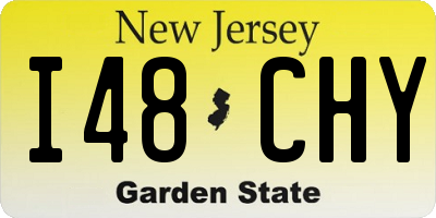 NJ license plate I48CHY