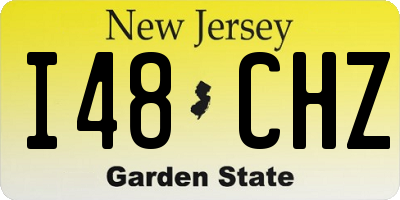 NJ license plate I48CHZ