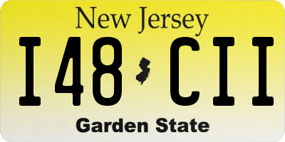 NJ license plate I48CII