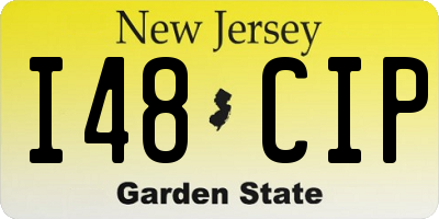 NJ license plate I48CIP