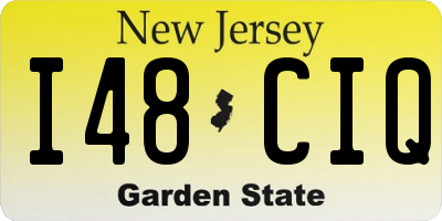 NJ license plate I48CIQ
