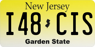 NJ license plate I48CIS