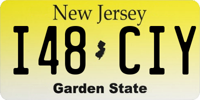 NJ license plate I48CIY