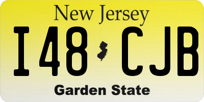 NJ license plate I48CJB