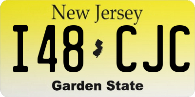 NJ license plate I48CJC