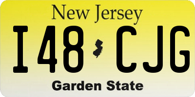 NJ license plate I48CJG