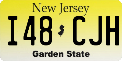 NJ license plate I48CJH