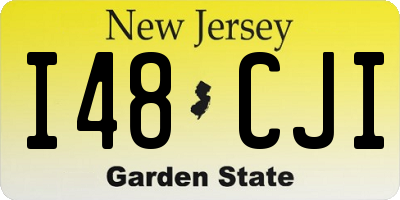 NJ license plate I48CJI