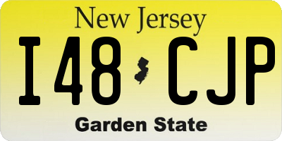 NJ license plate I48CJP