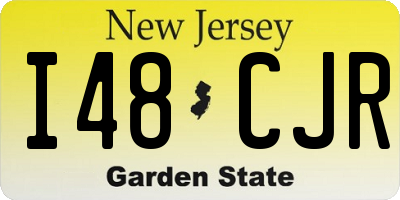 NJ license plate I48CJR