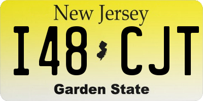 NJ license plate I48CJT