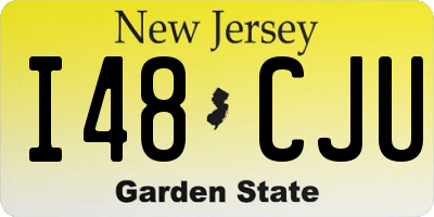 NJ license plate I48CJU