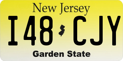 NJ license plate I48CJY