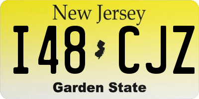 NJ license plate I48CJZ