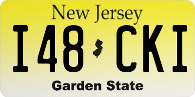 NJ license plate I48CKI