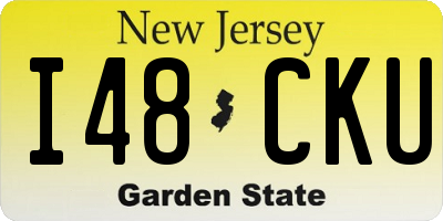NJ license plate I48CKU