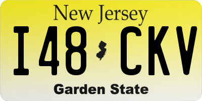 NJ license plate I48CKV