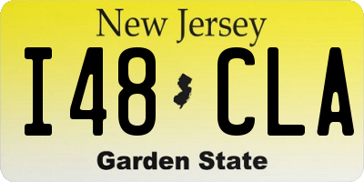 NJ license plate I48CLA