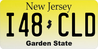 NJ license plate I48CLD