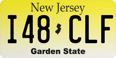 NJ license plate I48CLF