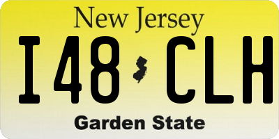 NJ license plate I48CLH