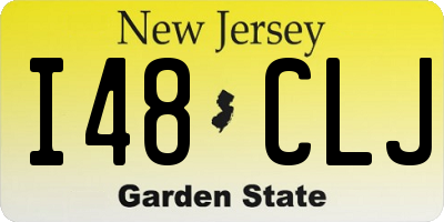 NJ license plate I48CLJ