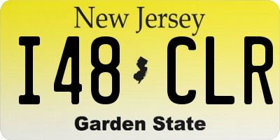 NJ license plate I48CLR