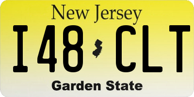 NJ license plate I48CLT