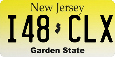 NJ license plate I48CLX